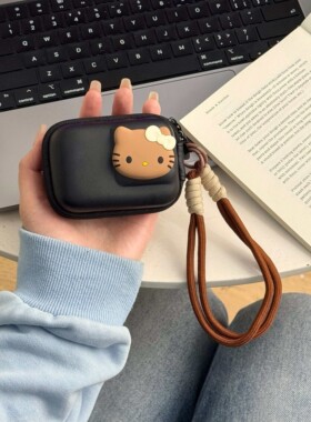 可爱KT猫大疆action5pro收纳包运动相机保护套硬包 适用action4/3