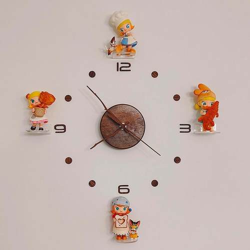 手办盲盒diy时钟表盘亚克力托盘