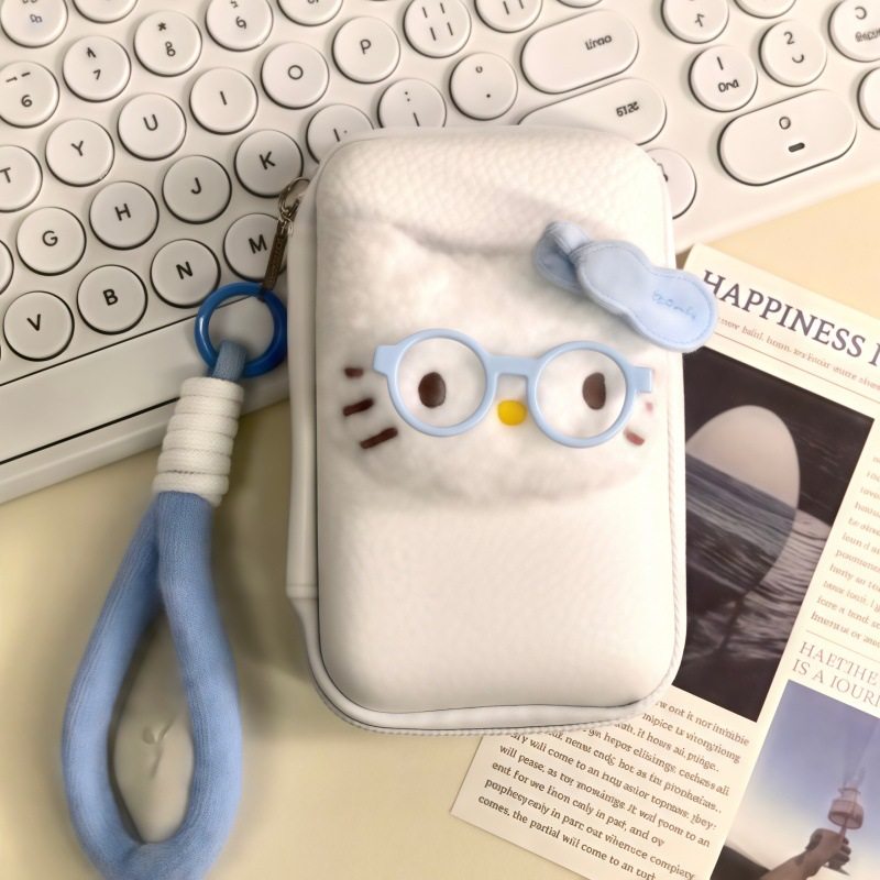 kt猫收纳包零钱证件防震防摔防水便携式包cdd相机收纳袋创意小包