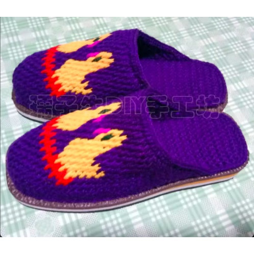 38/39码成品现货纯手工勾女防滑坡跟平底包头毛线拖鞋花朵礼品,女鞋,包头拖,淘宝优惠券,粉丝福利购,淘宝优惠卷