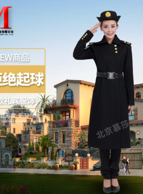 保安大衣形象岗礼宾加厚安保女款