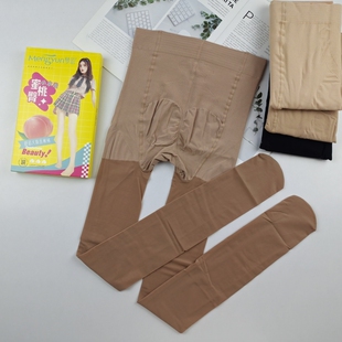 梦韵丝袜中厚6688春秋款半透明连裤袜肉色光腿神器大码水光袜女