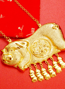 橱窗结婚铜镀真金新娘项链