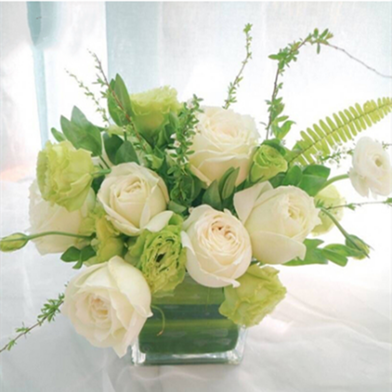 方杯桌花台花鲜花速递同城全国商务会议用花宴会礼仪婚礼庆典餐桌