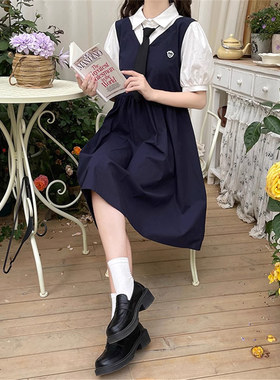 森女日系部落夏季学院风jk领