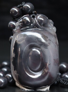 28*42*11mm 49g天然玉石挂牌 桂林鸡血玉石吊牌 高端上朗料玉化红