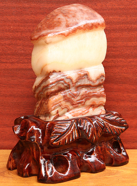 12*17*3cm918g天然石材奇石摆件猪肉石五花肉桌面装饰雕刻石摆件