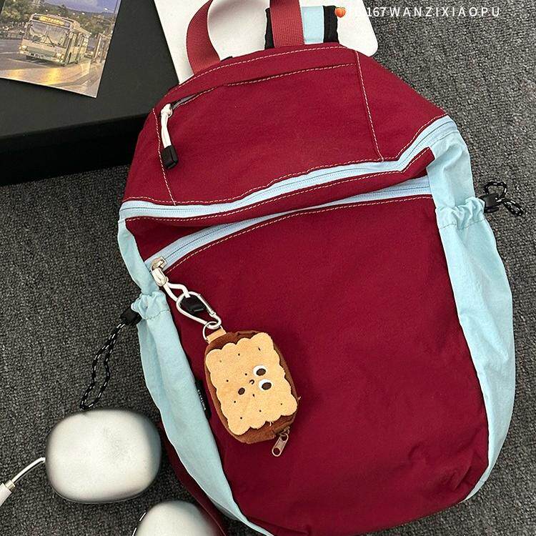 轻量化户外小双肩包休闲旅行徒步登山骑行背包防泼水男女同款书包