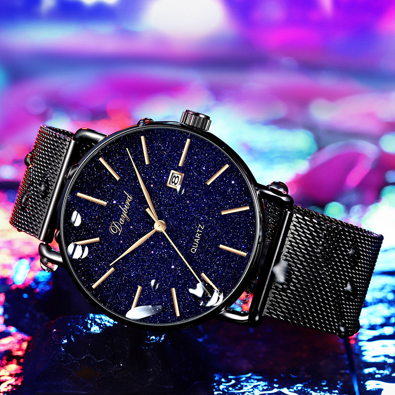 星空手表男士机械表时尚潮流初中学生防水运动黑科技2020新款概念