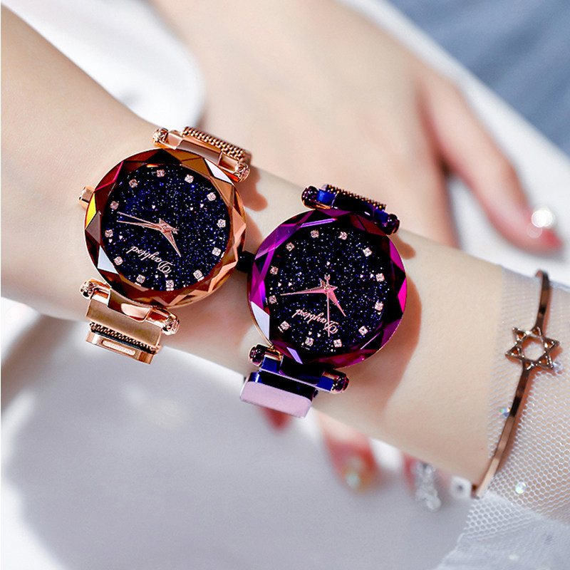 星空女士手表时尚简约气质学生ins风网红2020年新款防水正品名牌