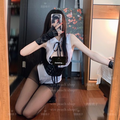 性感露胸暗扣开档束腰提乳