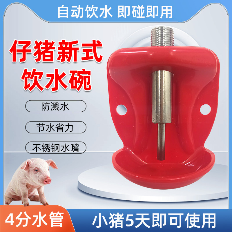 猪自动饮水器不锈钢猪用饮水碗小猪猪场养猪用品仔猪母猪养殖设备