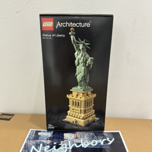 LEGO乐高21042 自由女神像 建筑系列 益智拼搭积木玩具礼物摆件
