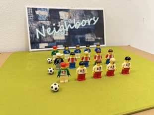 Lego乐高 绝版世界杯足球队运动员 守门员人仔积木收藏拼插玩具