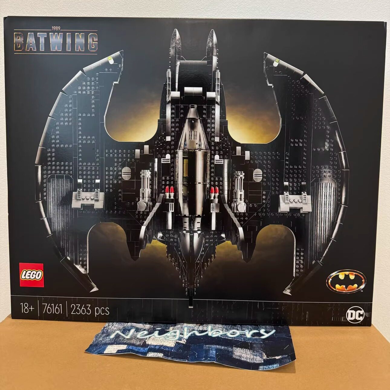 LEGO乐高76161 蝙蝠翼 蝙蝠侠1989电影DC超级英雄拼搭积木玩具