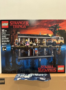 LEGO乐高 75810 Stranger Things 怪奇物语角色 颠倒世界积木玩具