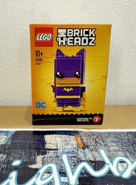 LEGO乐高 41586 方头仔 大头人偶蝙蝠女 男孩女孩益智积木玩具