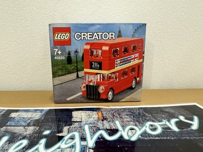 LEGO乐高 40220 icons 伦敦双层巴士限定款 益智拼插积木玩具