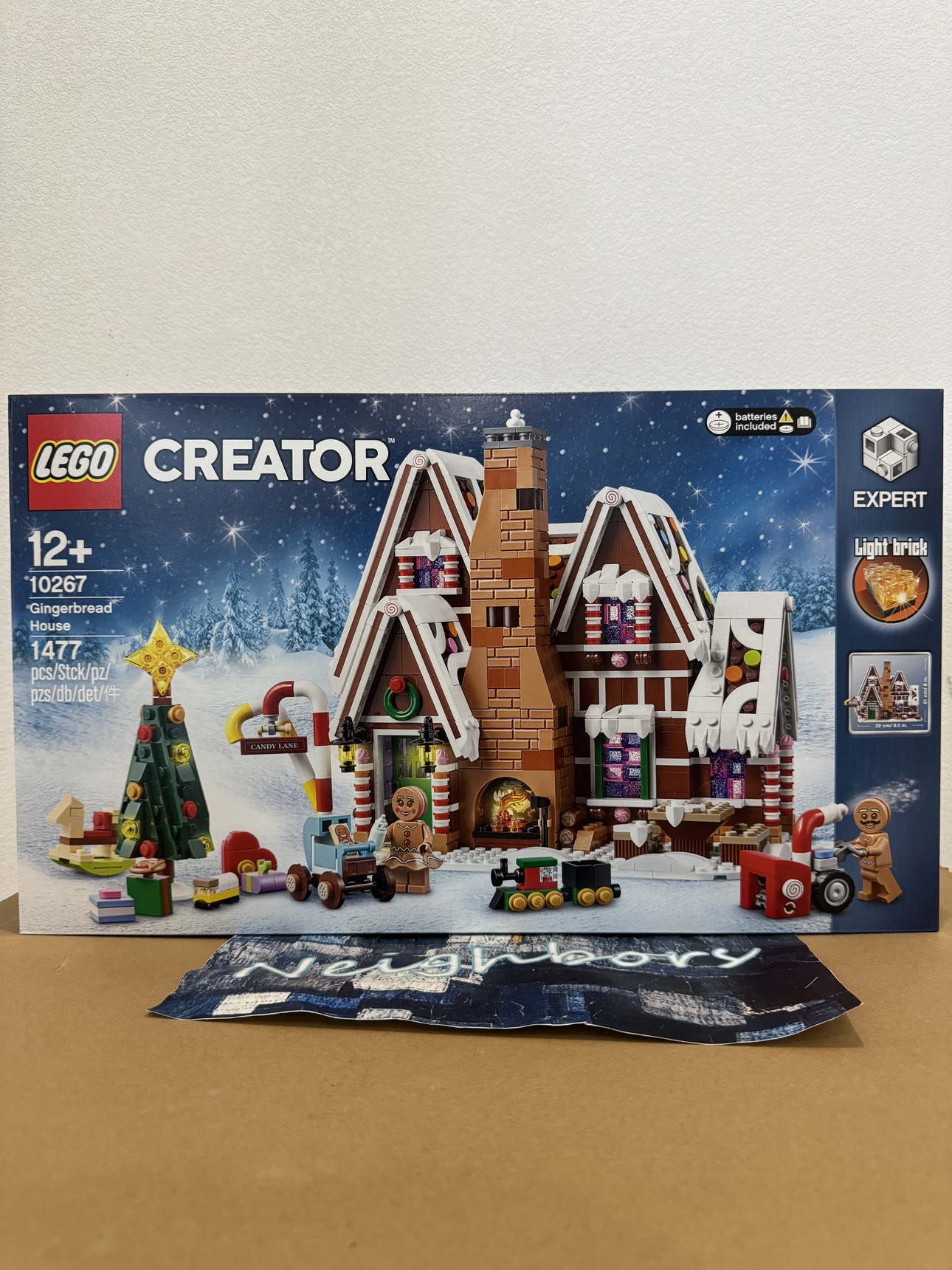 LEGO乐高 10267 icons 圣诞姜饼屋精灵屋Gingerbread House积木