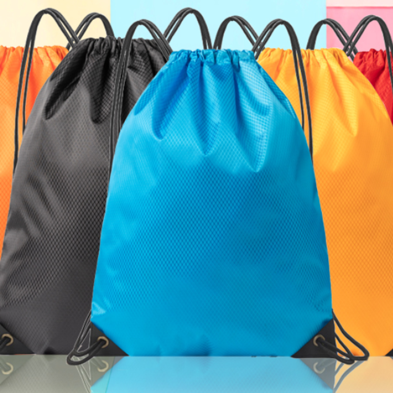 运动防水束口袋 女抽绳双肩背包男学生健身房马拉松