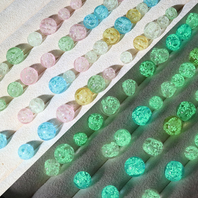 夜光琉璃珠子散批圆珠彩色发光diy饰品手链材料包手串配饰串珠,饰品/流行首饰/时尚饰品新,琉璃,淘宝优惠券,粉丝福利购,淘宝优惠卷