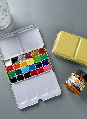 日本nicker分装霓嘉不透明水彩分装漫画设计涂鸦宫崎骏湿分装颜料