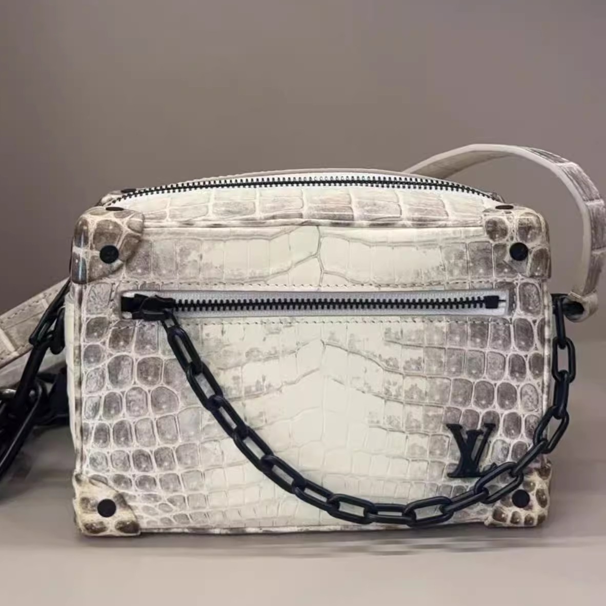 Louis Vuitton 路易威登 LV Soft Trunk 鳄鱼皮 喜马拉雅盒子包