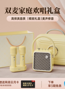 Divoom点音显眼包双麦K歌音箱东方青鸾SE麦克风直播音响一体机