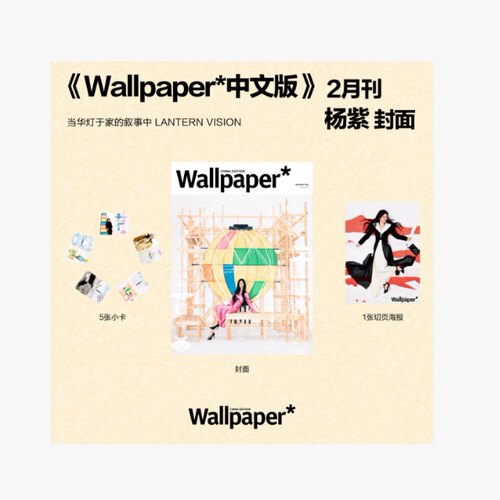 计入销量 卷宗 2月 杨紫封面+赠5张官方小卡+切页 卷宗wallpaper杂志2026年2/二月刊 杨紫封面