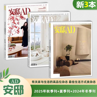 家居 2025年秋季 家居装 新3本打包 潢家装 刊时尚 安邸AD杂志时尚 2024年冬季 夏季