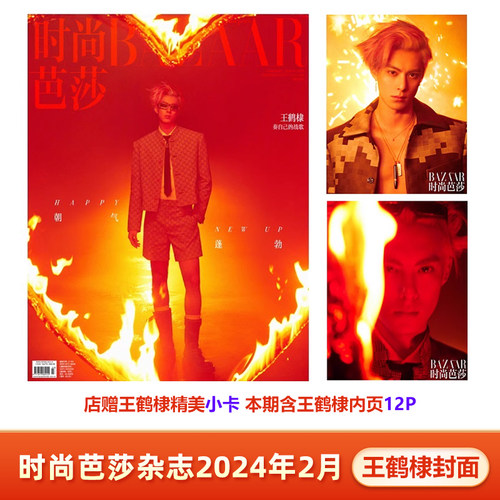 时尚芭莎2024年2月王鹤棣
