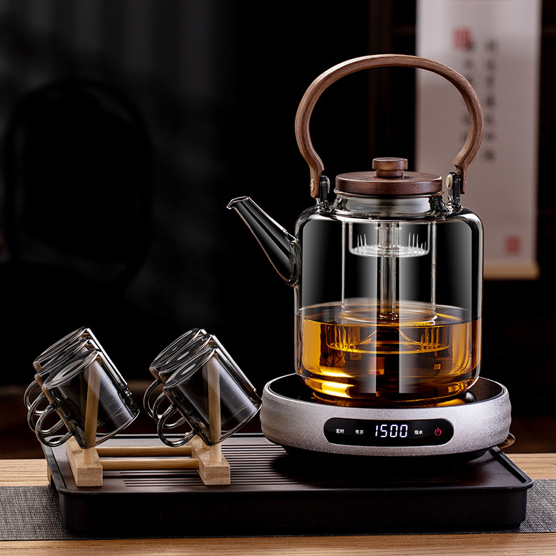 电陶炉玻璃煮茶壶套装家用耐热大容量蒸煮茶器2026新款煮茶炉茶具,餐饮具,茶壶,淘宝优惠券,粉丝福利购,淘宝优惠卷