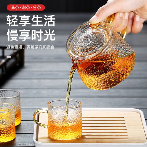 加厚耐热耐高温玻璃泡茶壶