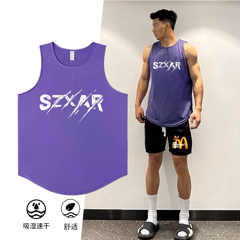 背心男篮球投篮服夏季速无袖T恤