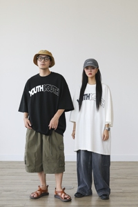 体桖短袖女大码胖mm夏季t恤设计感小众半袖上衣服3416P25特价图片