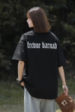260g重磅印花t恤女短袖夏季复古炸街情侣圆领打底体恤衫T06-P35，商品下架区，星座710