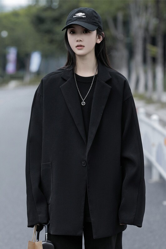 西装外套女2025年春秋新款高级感宽松休闲炸街小个子chic西服,男装西服套装,星座710
