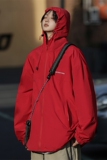 春秋冲锋衣外套女春秋2025新款美式复古oversize高街休闲工装夹克，男装夹克，星座710