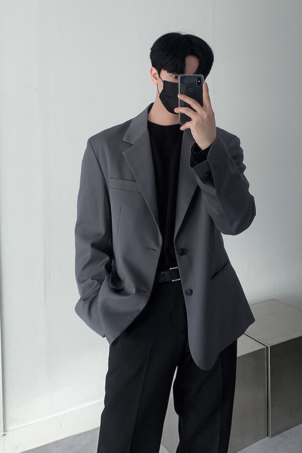 西装外套男高级感春季韩版轻熟潮流痞帅休闲小西服单西3406P95特,男装西服,星座710