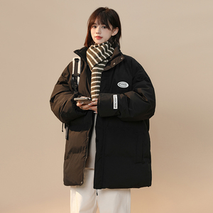 2025冬新款立领宽松棉服女外套冬韩版宽松加厚面包服潮图片
