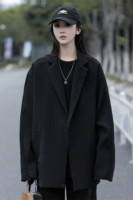 西装外套女2025年春秋新款高级感宽松休闲炸街小个子chic西服,男装西服套装,星座710