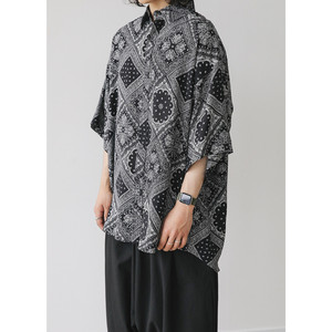 短袖衬衫男夏季日系cityboy上衣高级感七分袖衬衣服3413P45特价图片