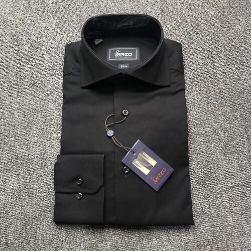 mrzo进口一字温莎领易烫长袖衬衫