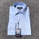 商务长袖 男衬衫 商务修身 MRZO全棉进口面料 正装 淡蓝主推闭眼入