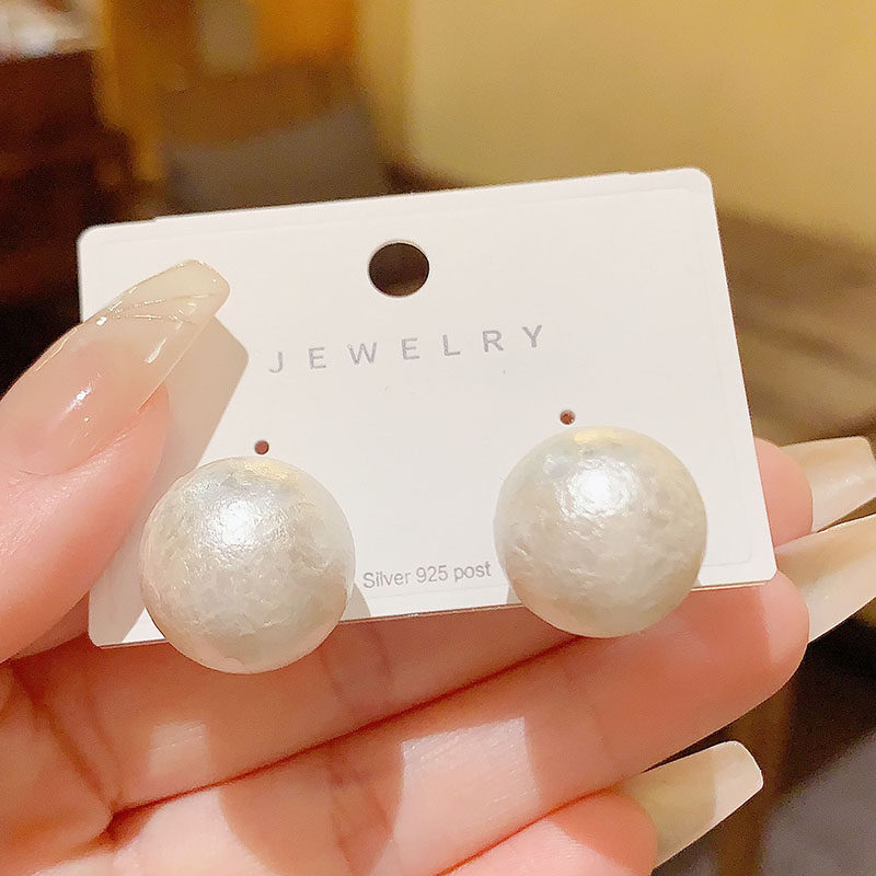 小众复古圆形棉花中耳钉韩版设计感气质网红通勤耳环简约百搭耳饰,饰品/流行首饰/时尚饰品新,耳环,淘宝优惠券,粉丝福利购,淘宝优惠卷