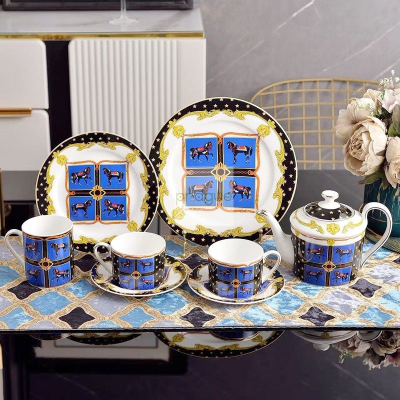 马年星耀之马马家平盘杯碟茶壶马克杯西餐盘早餐杯欧式下午茶,餐饮具,咖啡杯,淘宝优惠券,粉丝福利购,淘宝优惠卷
