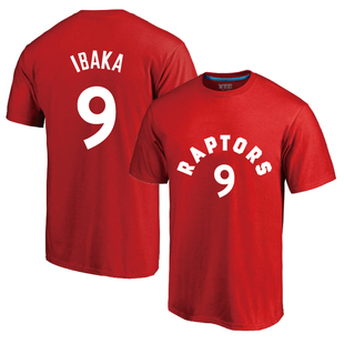 夏季猛龙9号赛尔吉伊巴卡球衣训练服男女纯棉短袖T恤篮球运动半袖