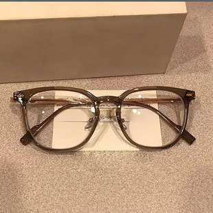 小红书克罗方圆脸素颜方框眼镜黑方框30134防蓝光眼镜女韩版