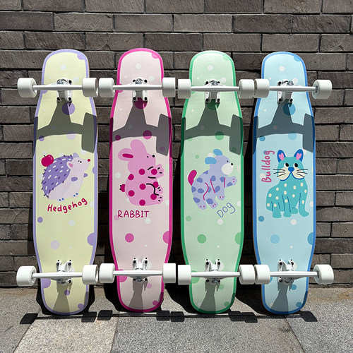 XDY长板专业板儿童款系列滑板舞板初学者刷街代步男女生儿童成人