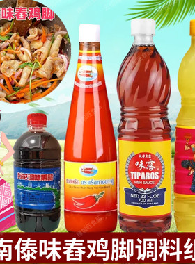 泰国进口傣味舂鸡脚调味料组合